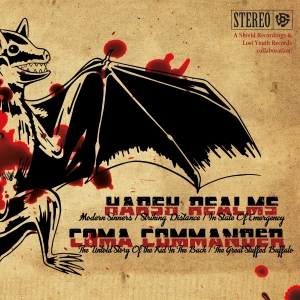 Harsh Realms/ Coma Commander - Split 7 inch